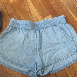American Eagle Outfitters Light Blue Athletic Shorts